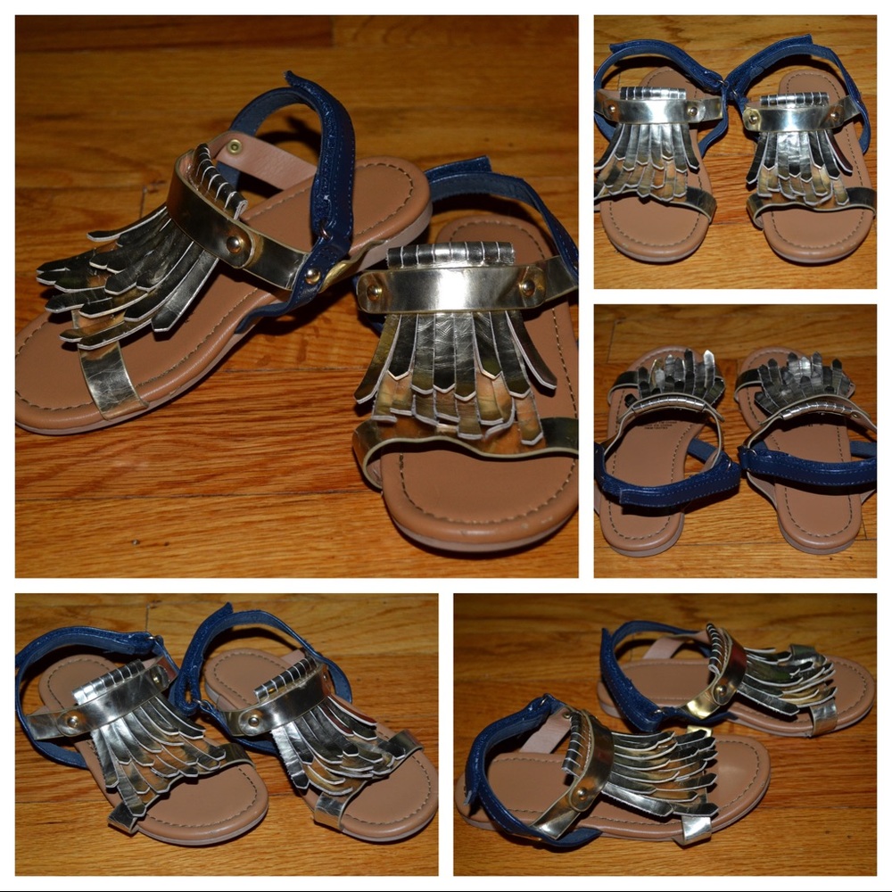Youth girls H&M gladiator sandals, size youth 9.5